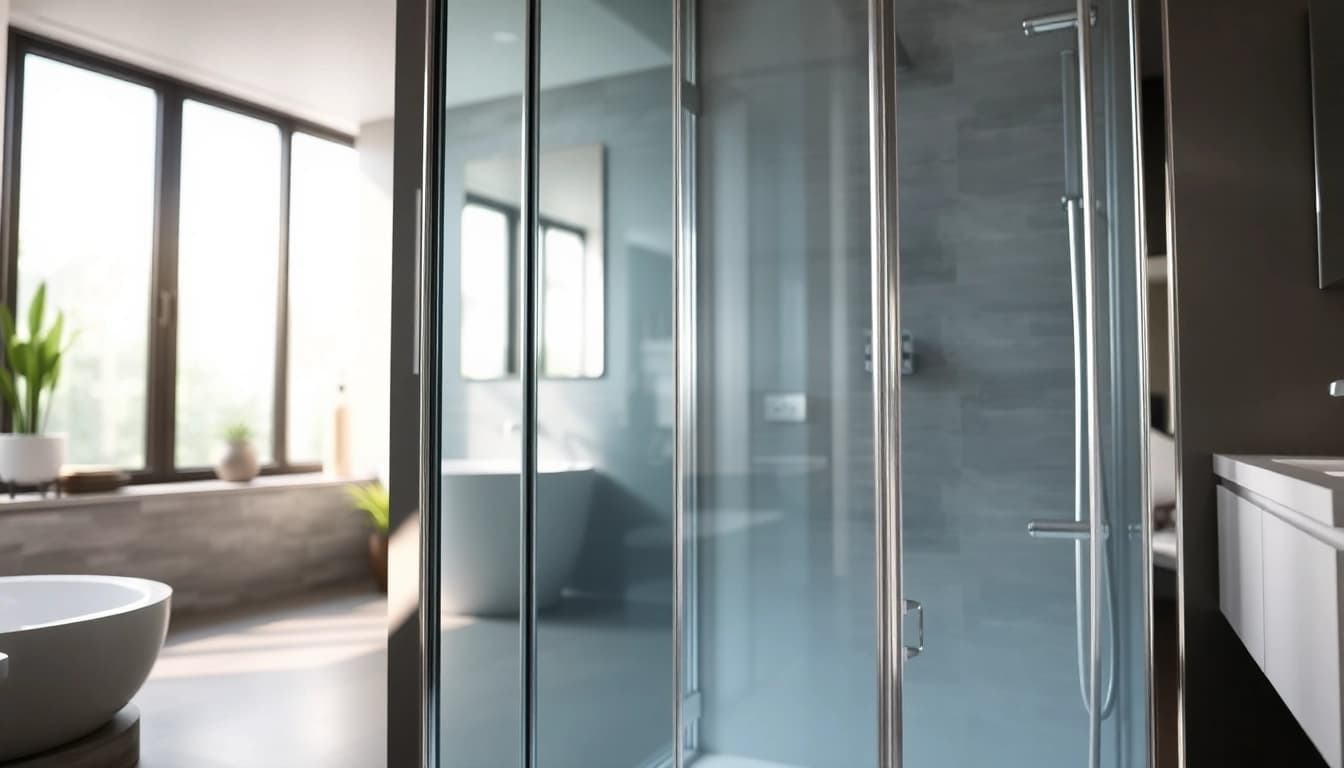 Sonni Duschkabine in einem modernen Badezimmer mit elegantem Design und Glasoberflächen.