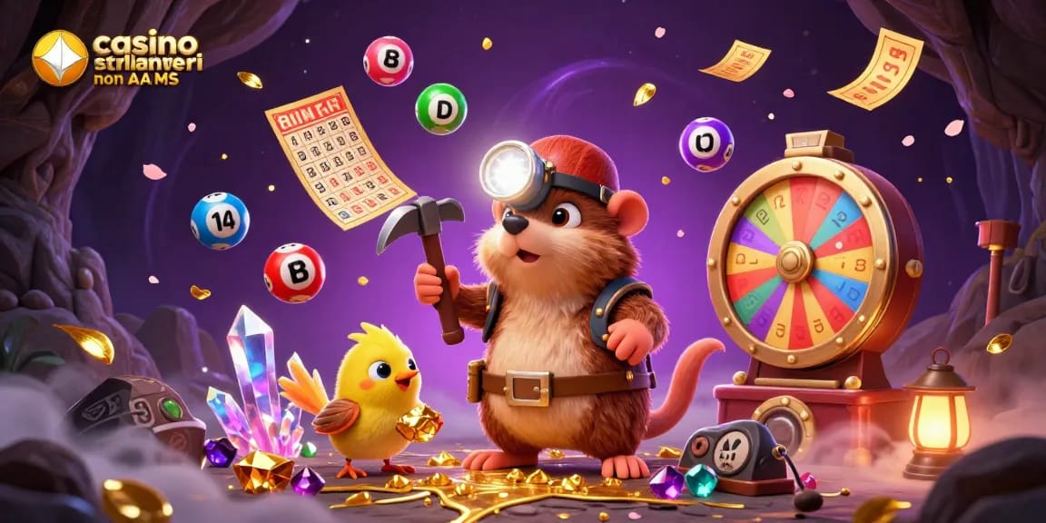 Giocando ai casino online stranieri non AAMS con tanti giochi e premi scintillanti.