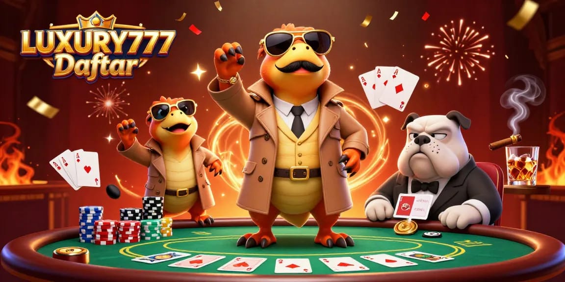 Rasakan keseruan LUXURY777 Daftar dengan raptors dalam kasino mewah, poker, dan suasana meriah.