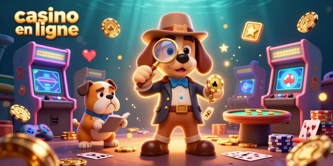 Gagnez au casino en ligne avec un détective et des éléments de poker captivants.