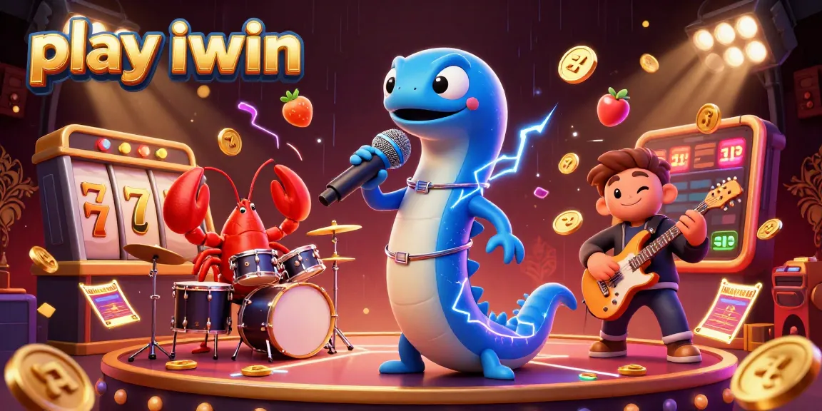 Play iwin with thrilling slot adventures in a vibrant underwater casino scene.