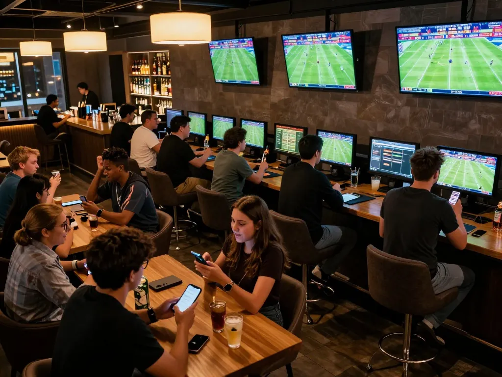 Kèo nhà cái 55 providing dynamic sports betting experience with fans engaged in live match action.