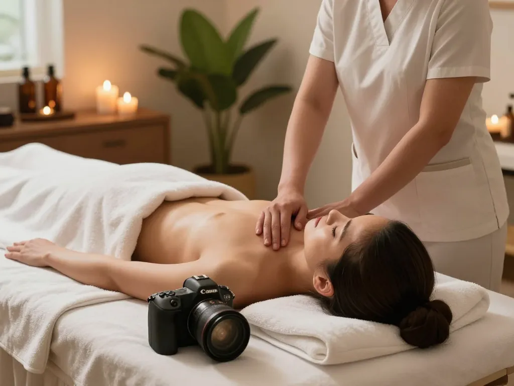 Experience relaxing 부전동마사지 in a calming wellness sanctuary with soothing ambiance.
