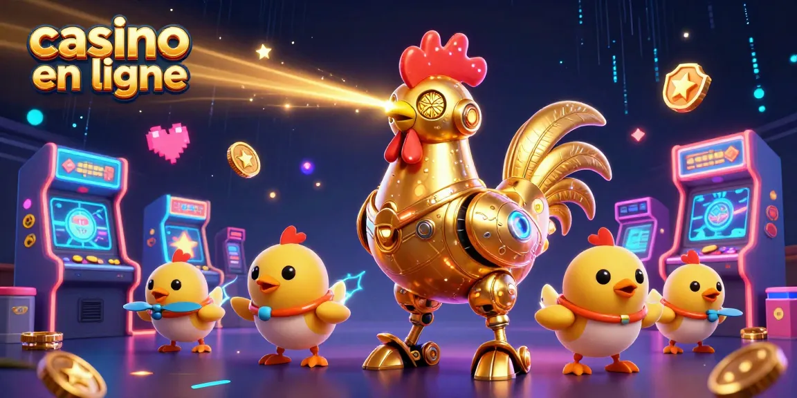 Jeux passionnants au casino en ligne avec des personnages colorés et des machines à sous.