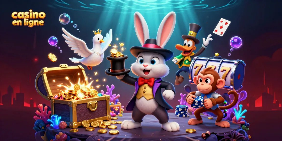Profitez du meilleur des jeux de casino en ligne avec des personnages 3D captivants et des éléments magiques.