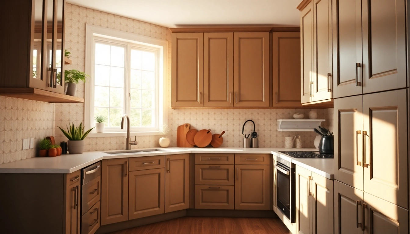 Revamped kitchen showcasing Cabinet Refacing Saint Petersburg FL with modern cabinets.