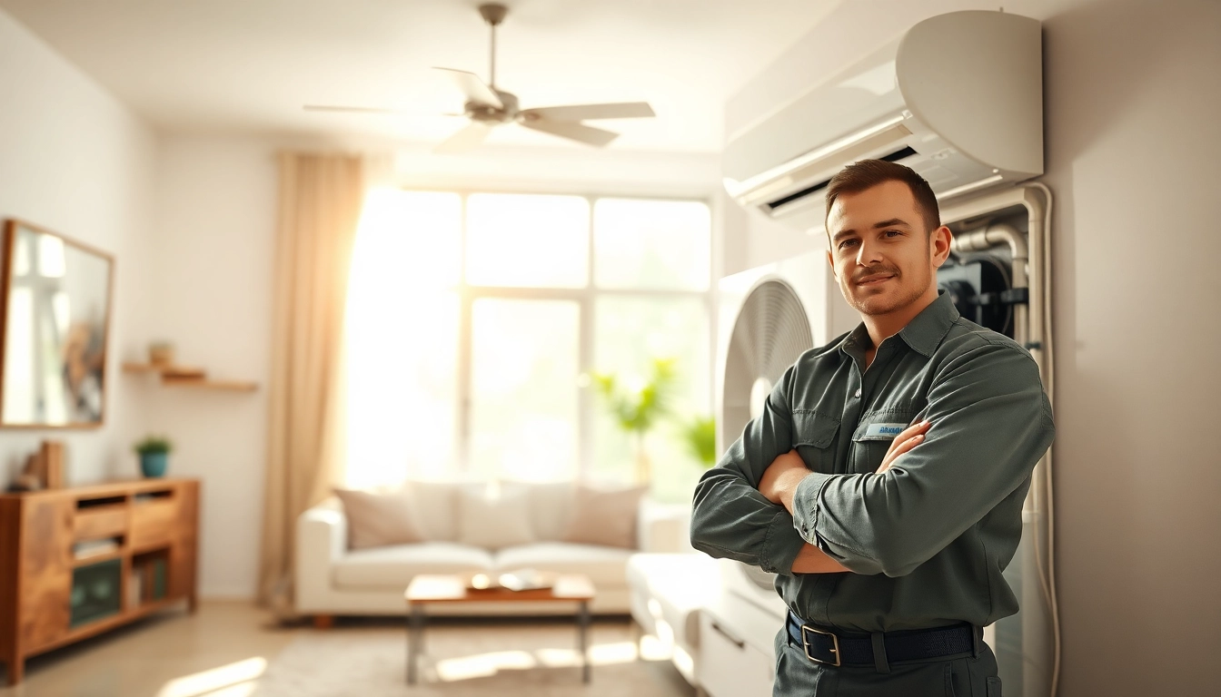 Install American Standard HVAC systems in a modern home, highlighting comfort and efficiency.