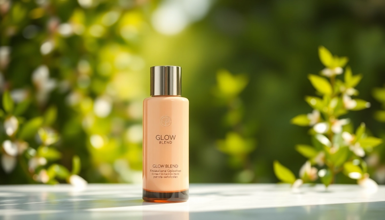 Explore Glow Blend showcased beautifully in a minimalist setting, enhancing its premium appeal.