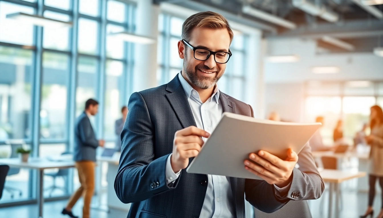 Explore warranty protection plans in a professional office setting with digital documents.