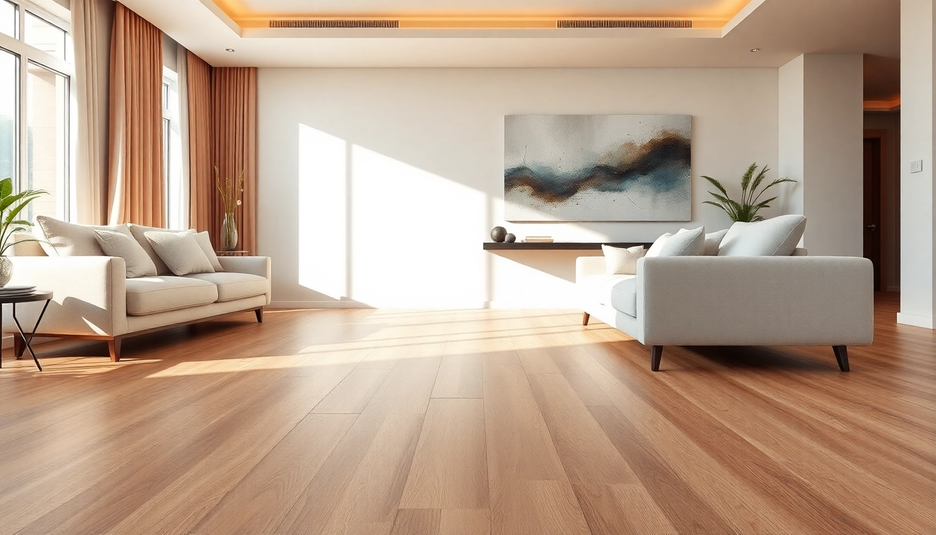 Discover stunning lvp flooring in a modern living room showcasing style and comfort.