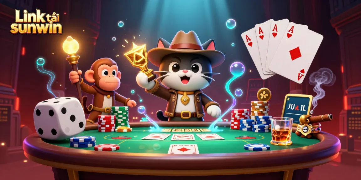 Join the adventure with Link tải sunwin as the explorer cat uncovers golden casino treasures!