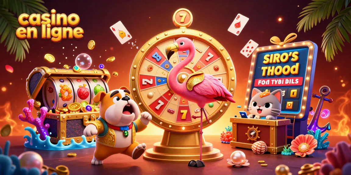 Gagnez gros sur casino en ligne avec un animateur et des personnages excitants entourés de trésors.