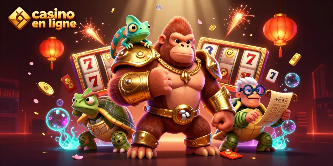 Actionner des gains sur casino en ligne avec des personnages colorés et des éléments de jeu captivants.