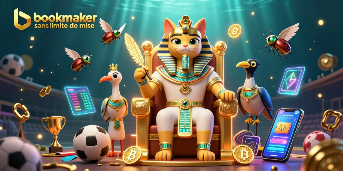 Misez sur bookmaker sans limite de mise et profitez d'opportunités à haut volume avec cette illustration dynamique