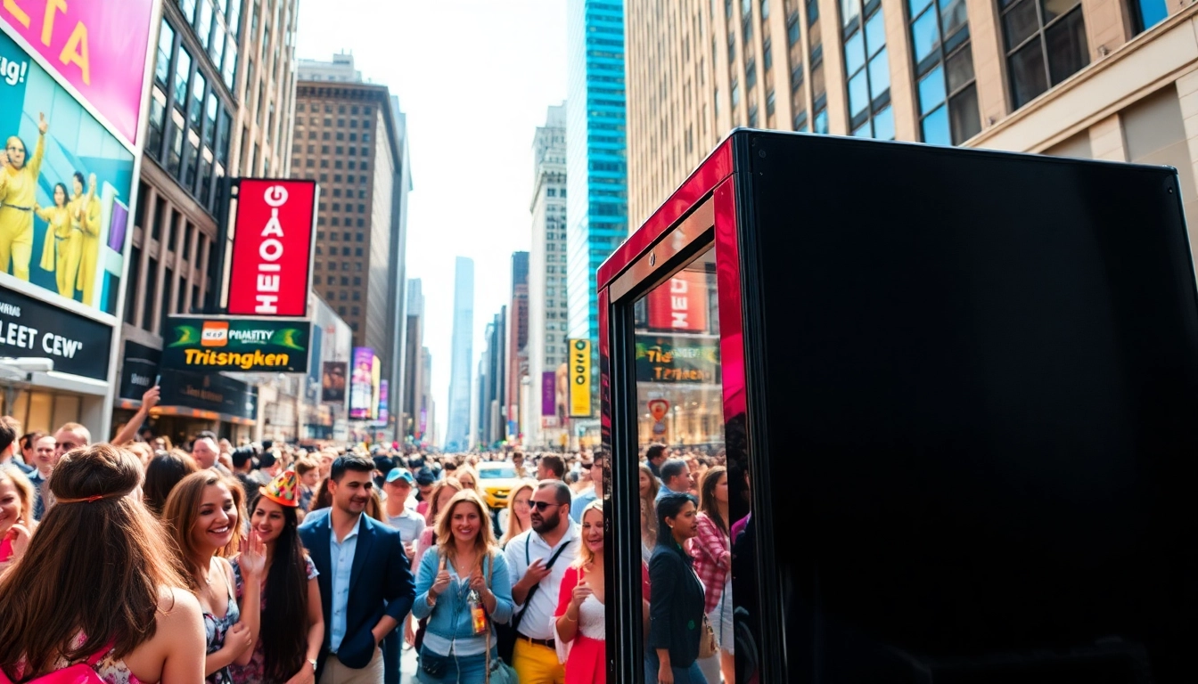 Capture special moments in a fun photo booth chicago with vibrant props and a lively crowd.