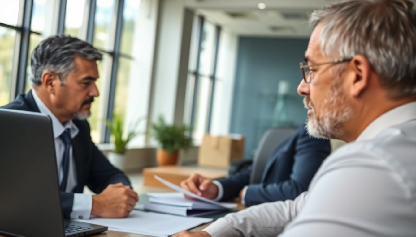 Clearwater truck accident attorney providing legal advice in a professional office environment.