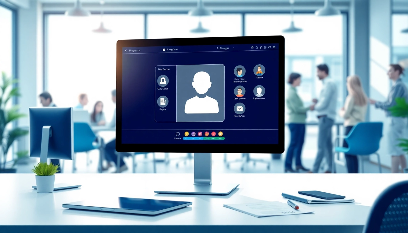 Enhancing efficiency with enterprise assistant software in a vibrant professional workspace.