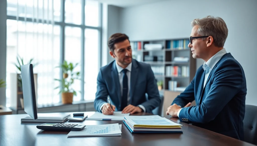 전문가와 상담하며 카드 한도 현금화에 대해 논의하는 장면