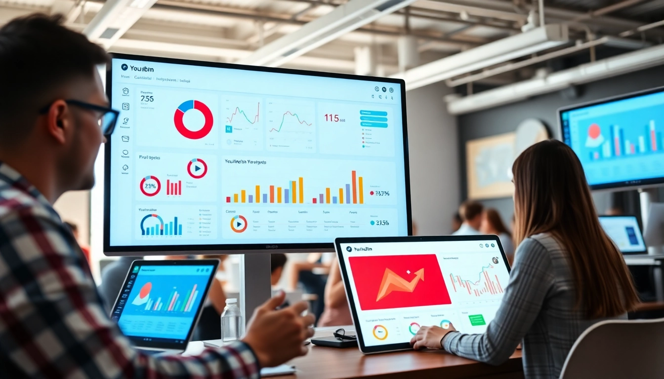 Analyze data effectively with a professional youtube smm panel interface on digital devices.