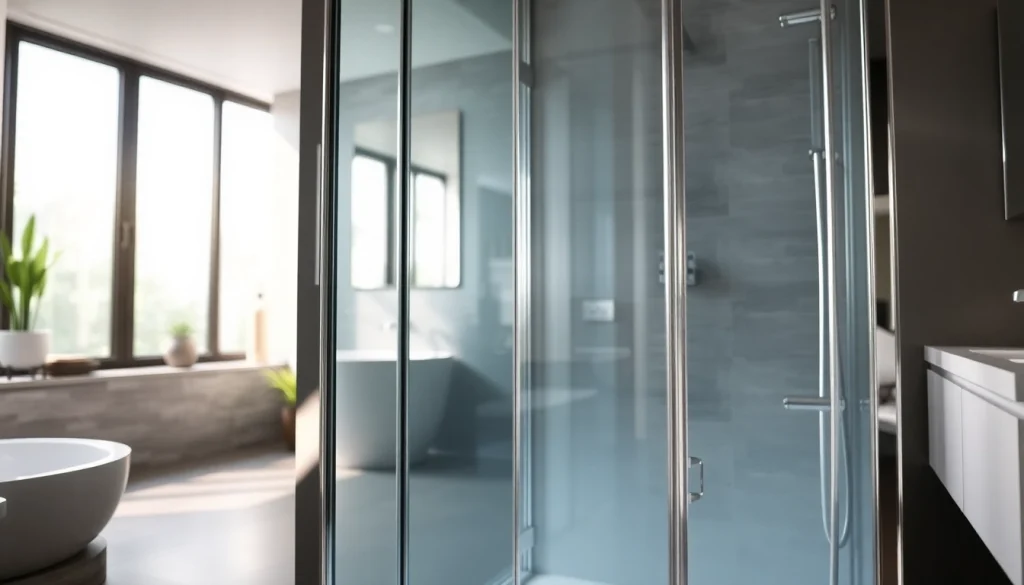 Sonni Duschkabine in einem modernen Badezimmer mit elegantem Design und Glasoberflächen.