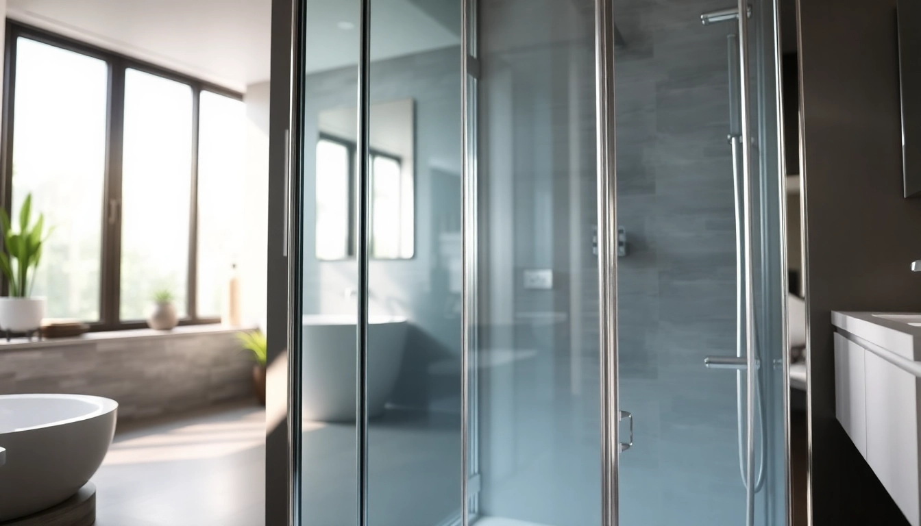 Sonni Duschkabine in einem modernen Badezimmer mit elegantem Design und Glasoberflächen.