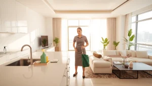 Hire a professional Housemaid Dubai ensuring a sparkling clean home with warm and inviting atmosphere.