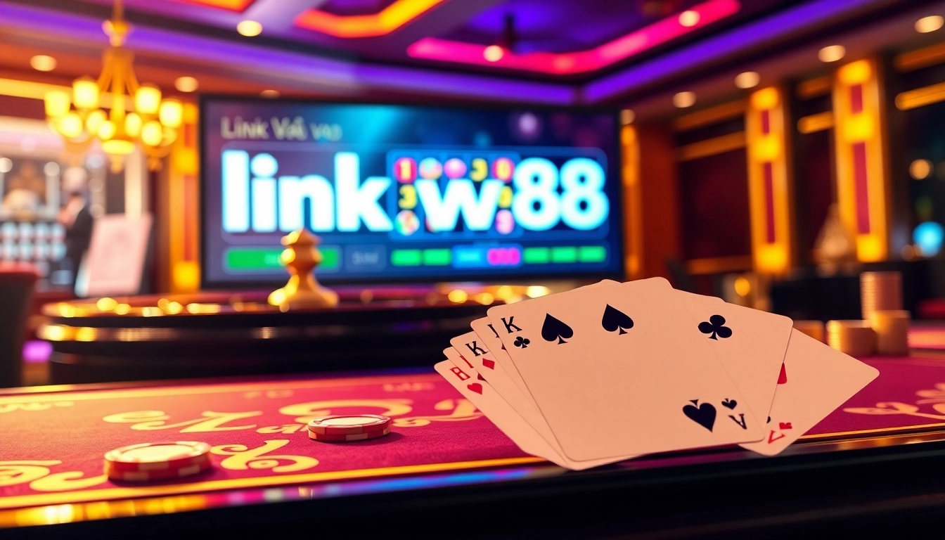 Gamble savvy with link vao w88 on digital casino tables featuring roulette and slots.
