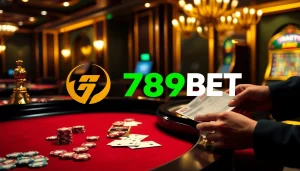 Players engaging in exhilarating betting activities at 789BET's casino gaming floor.