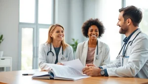 Consultation on Medical Weight Loss Nyack in a modern clinic with a professional doctor and engaged patient.