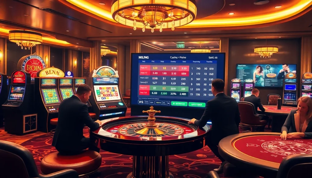 Exciting online gaming at Babu88.global with virtual roulette, slot machines, and engaged players.