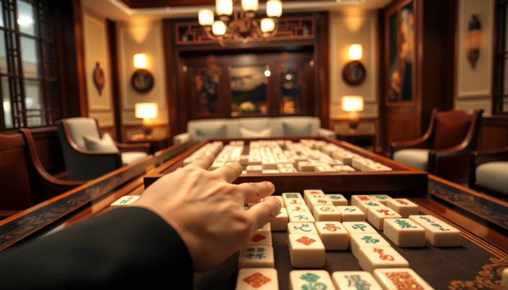 Mengasah strategi bermain demo mahjong dengan sentuhan elegan di ruang permainan.