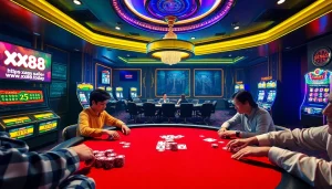 Experience thrilling online gambling at https://xx88.today/ with vibrant casino tables and exciting card games.