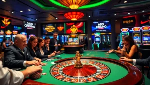 Experience exhilarating gaming at trang chủ rr88 with vibrant tables and excited players.