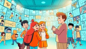 newtoki 웹사이트에서 웹툰을 즐기는 사용자의 즐거운 모습