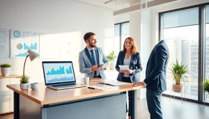 Profesjonalne usługi księgowe w Poznaniu, prezentujące lokalne kompetencje Plus w ciepłym otoczeniu biurowym.