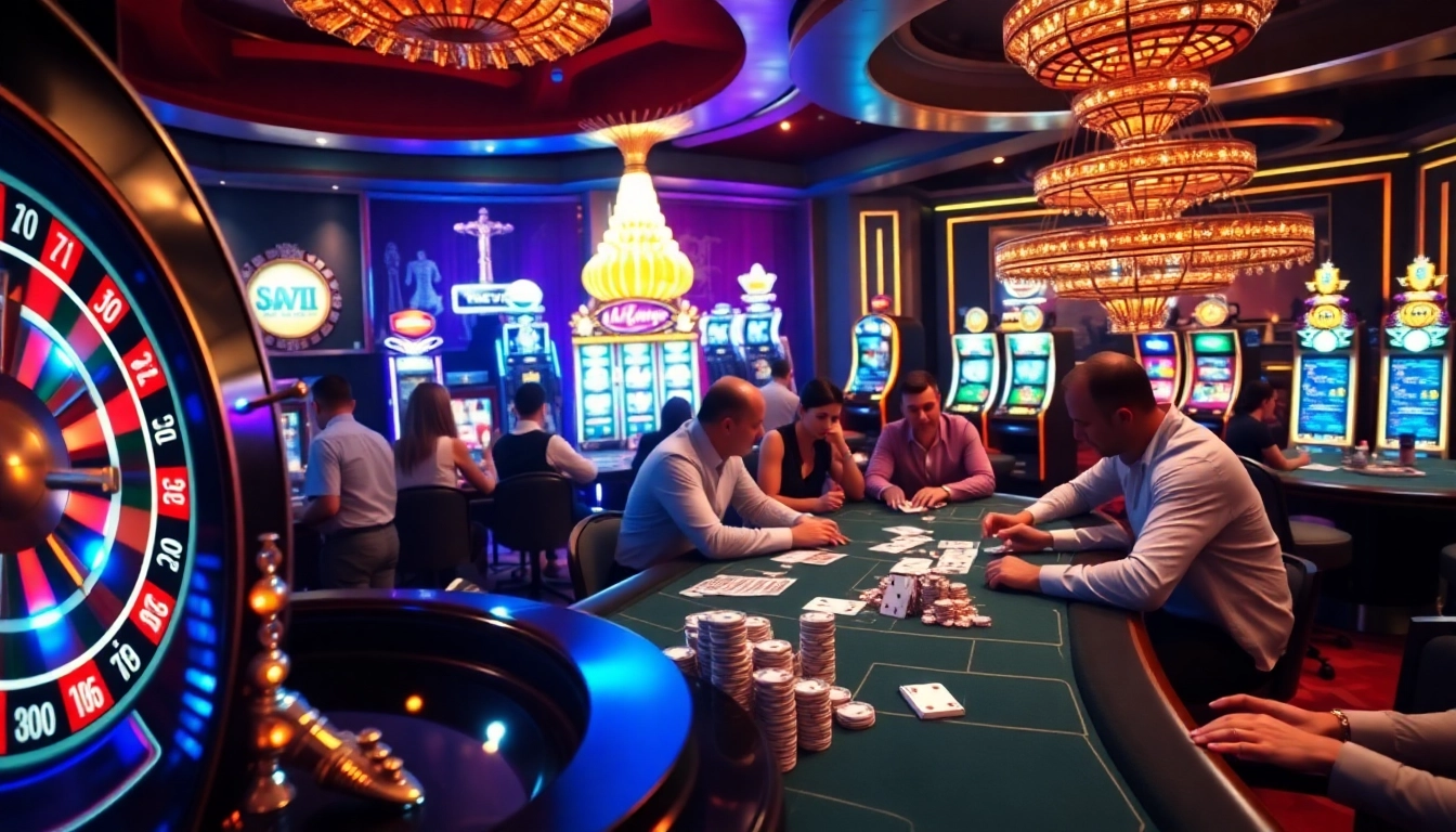 Vivez l'excitation au meilleur casino en ligne avec des machines à sous vibrantes et des jeux de poker stratégiques.