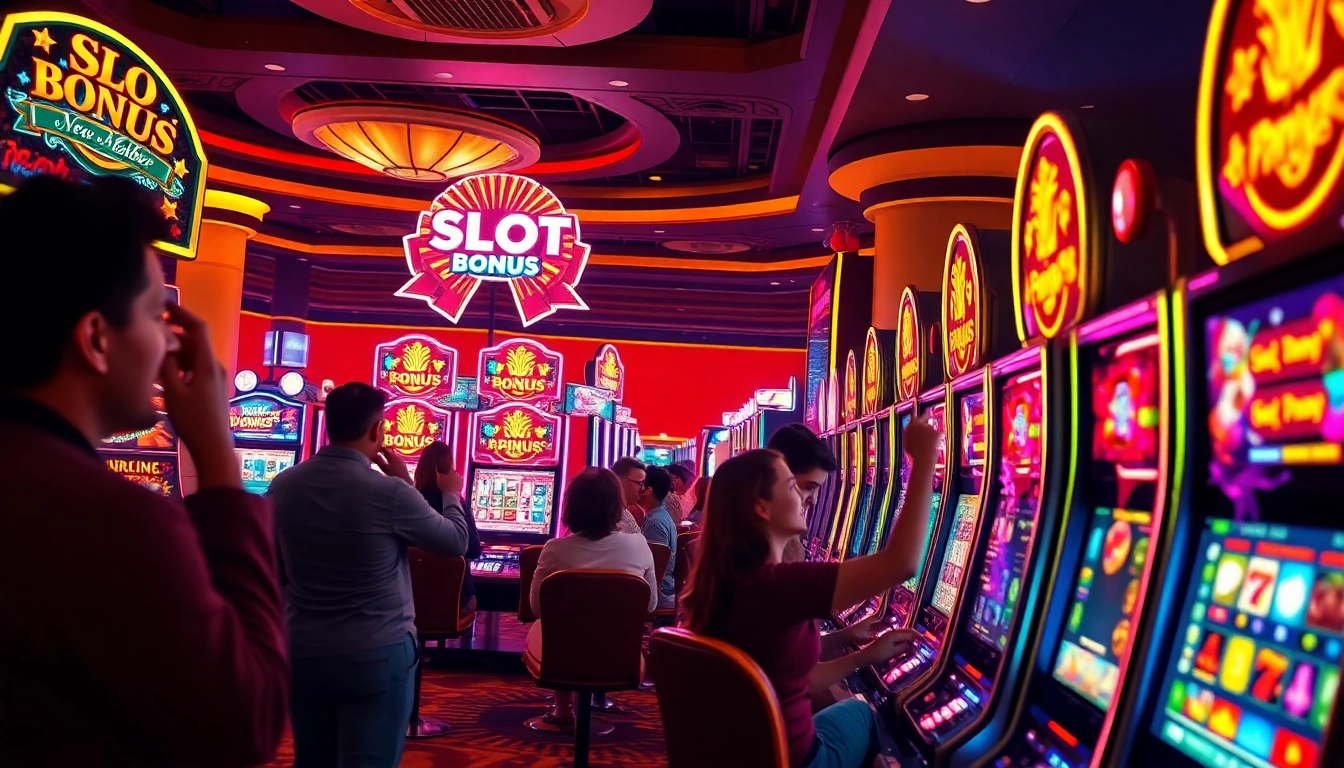 Mesin slot yang berputar dengan promosi Bonus Slot Anggota Baru menarik para penjudi yang antusias.