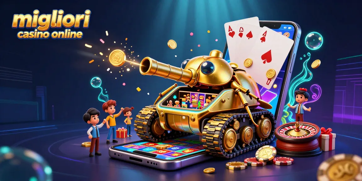 Slot e giochi d'azzardo nei migliori casino online: divertiti con colori vivaci!