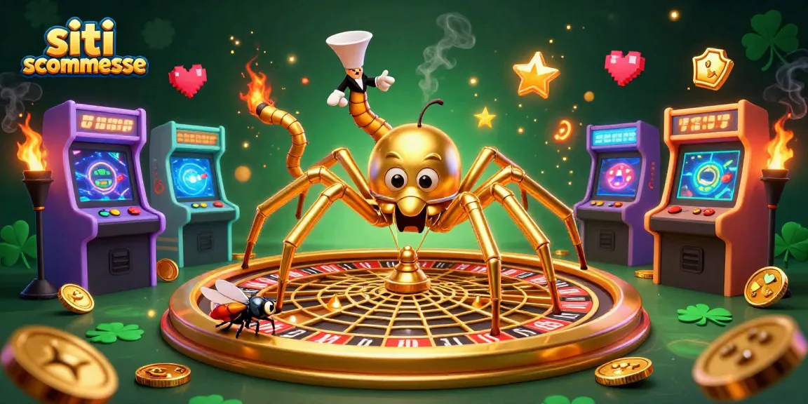 Scommetti sui migliori siti scommesse osservando una rete di roulette dorata in un ambiente di casinò vivace.