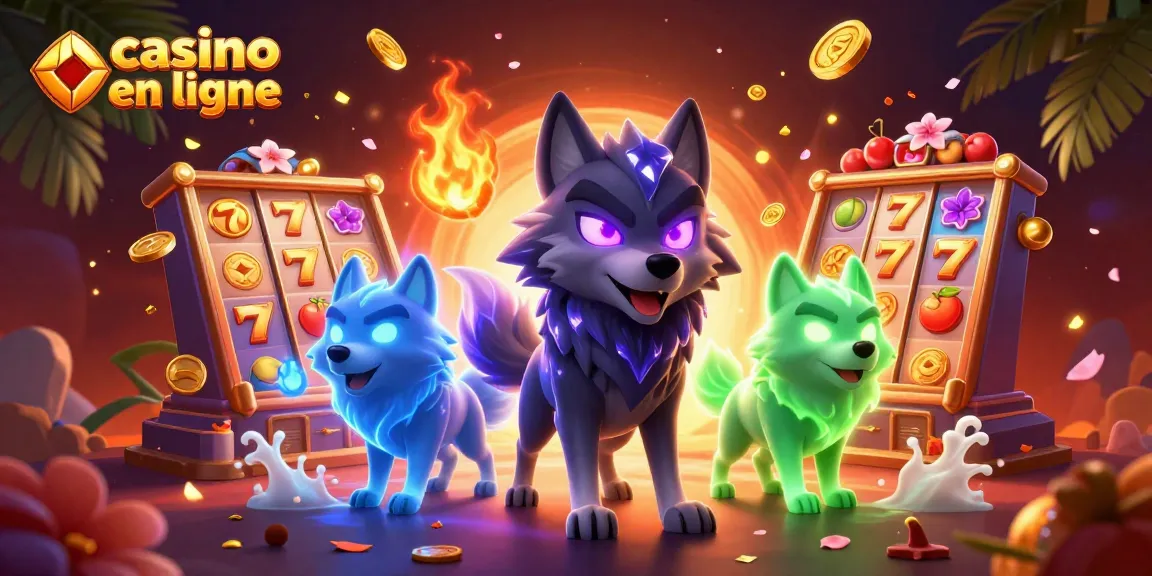 Les joueurs s'immergent dans un casino en ligne palpitant, avec des éléments de jeu et des récompenses brillants.