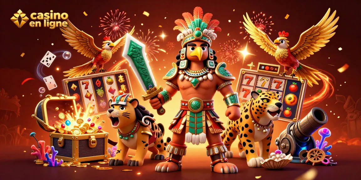 Gagnez au casino en ligne avec des personnages audacieux et des éléments captivants.