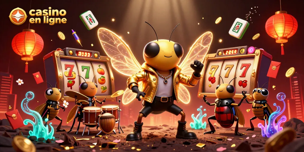 Jouez au casino en ligne avec des personnages animés et des éléments de jeu vibrants.