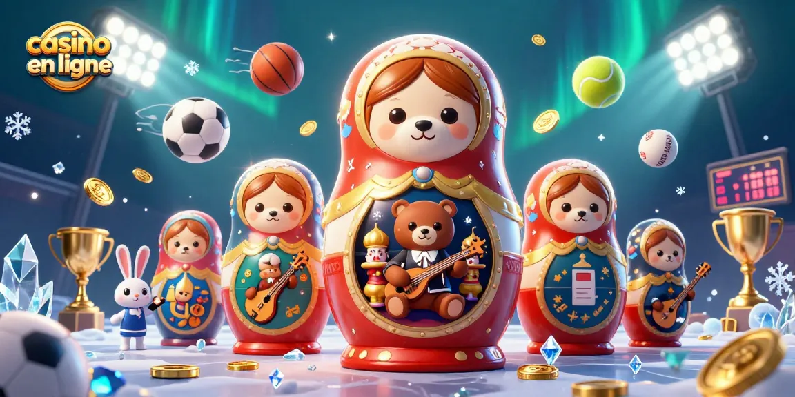 Plongez dans l'univers captivant des jeux au casino en ligne avec des ours déguisés et une ambiance festive.