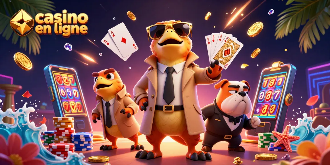 Profitez d'une scène comique avec des raptors essayant d'entrer dans un casino en ligne.