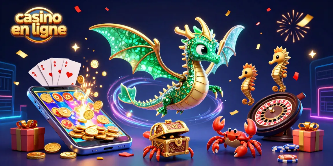 Gagnez avec le casino en ligne en découvrant des dragons de mer et des machines à sous.