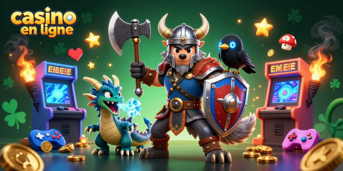 Jouez au casino en ligne avec des personnages animés et des éléments de jeu captivants.